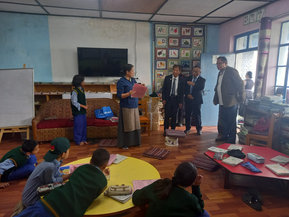 チベットこども村(TCV)を訪問し、視察いたしました。