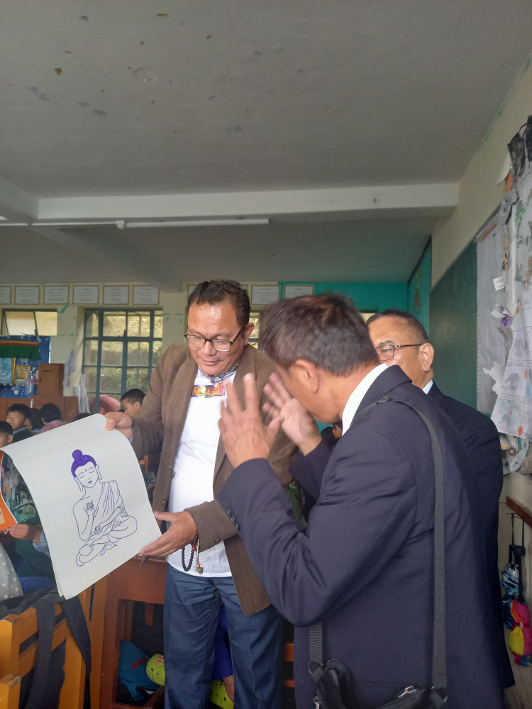 チベットこども村(TCV)を訪問し、視察いたしました。