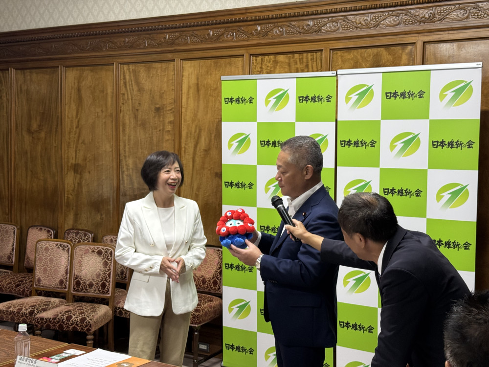 台湾から訪日団の皆さんが来日され、地方創生に関する意見交換をいたしました。