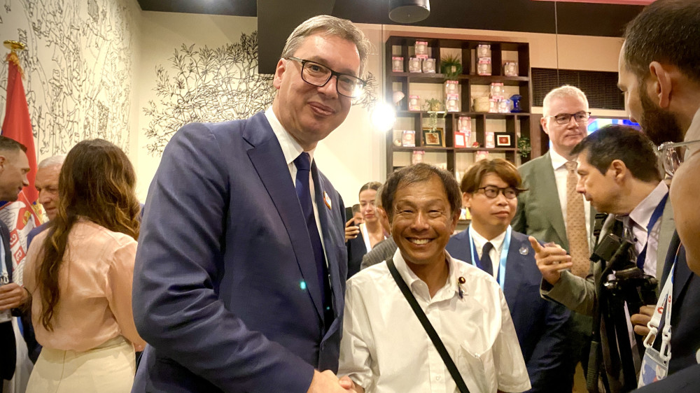 大阪万博セルビアナショナルデーの記念式典に出席いたしました！