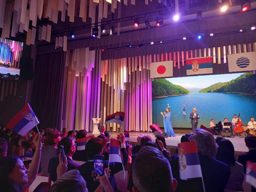 大阪万博セルビアナショナルデーの記念式典に出席いたしました！