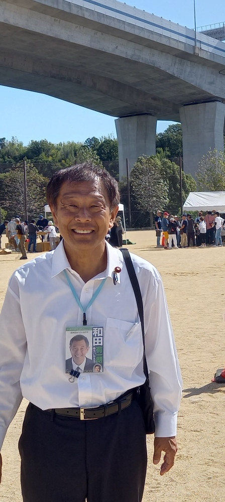 名谷地区の防災訓練に参加いたしました。