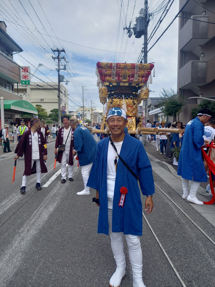 海神社の秋祭りに参加！