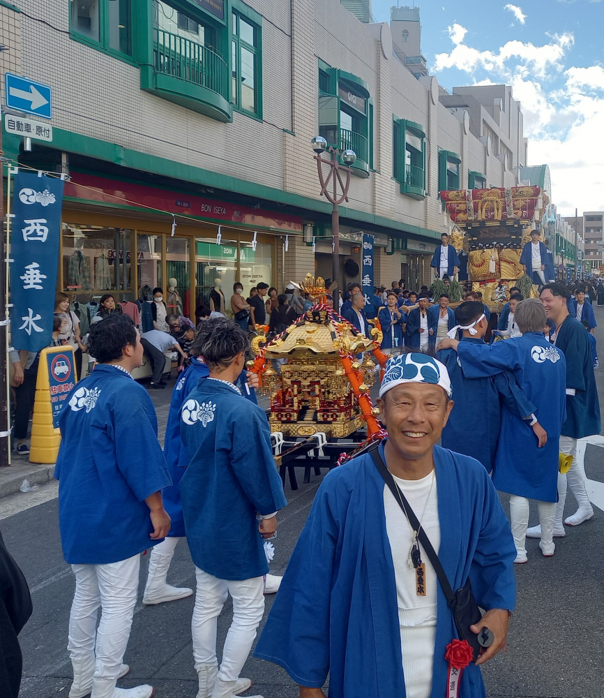 海神社の秋祭りに参加！