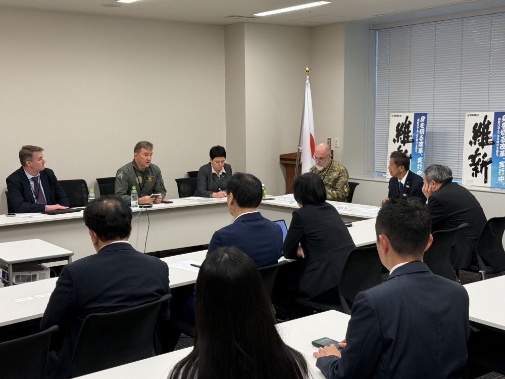 安全保障部会にて、ウクライナ兵士より最新状況をヒヤリングいたしました。