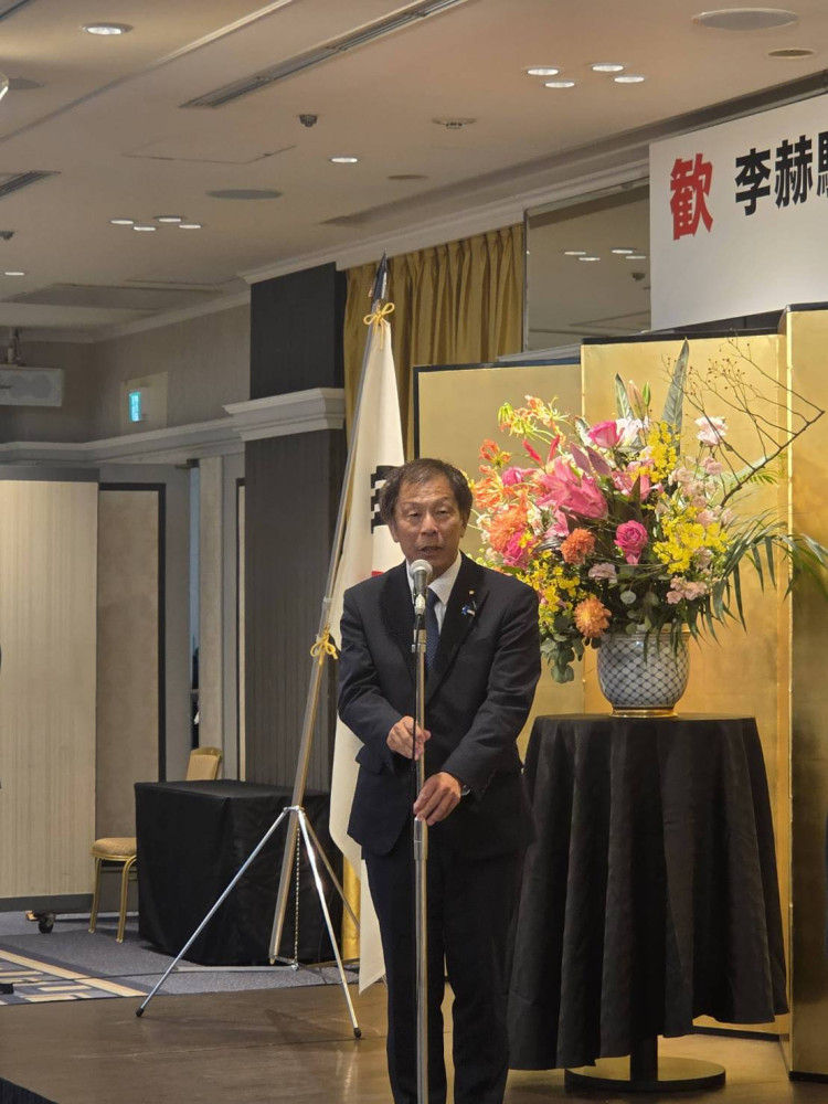 李赫駐日韓国特命全権大使の歓迎会に出席いたしました。