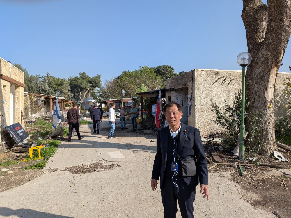 ①超党派の議員団でイスラエルを訪問いたしました。