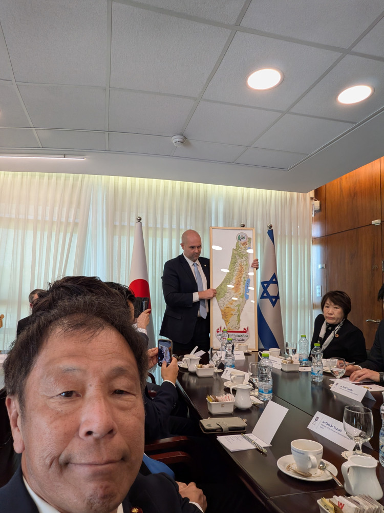 ②超党派の議員団でイスラエルを訪問いたしました。