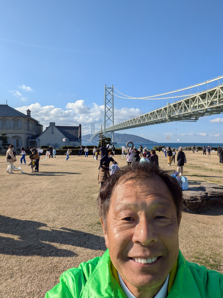 垂水区子ども会連合会にて凧あげ大会！