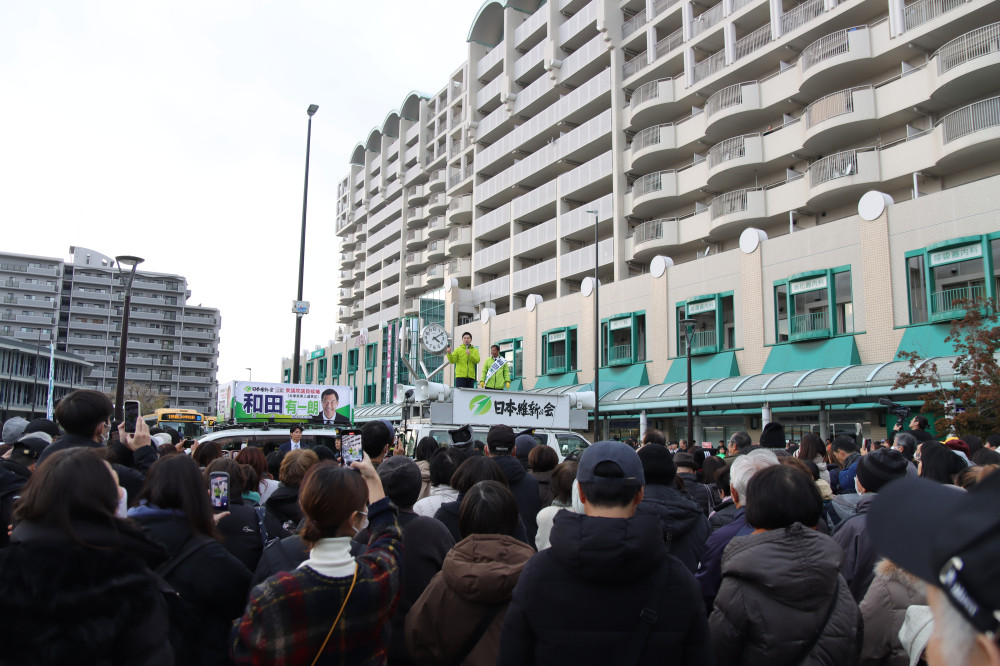 【衆議院選挙】日本維新の会 吉村代表が兵庫3区に入りました！！