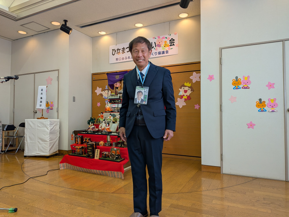 地域のひな祭り会にて