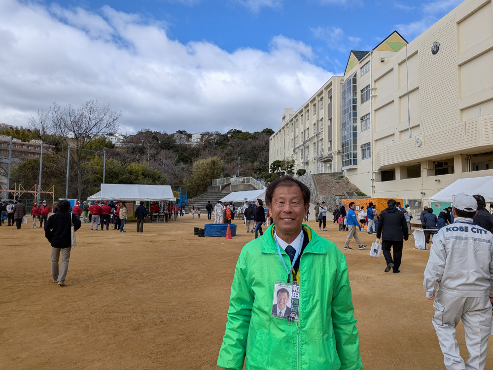 垂水区総合防災訓練に参加しました。