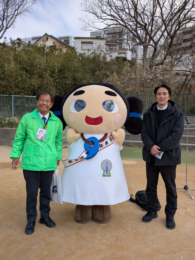 垂水区総合防災訓練に参加しました。