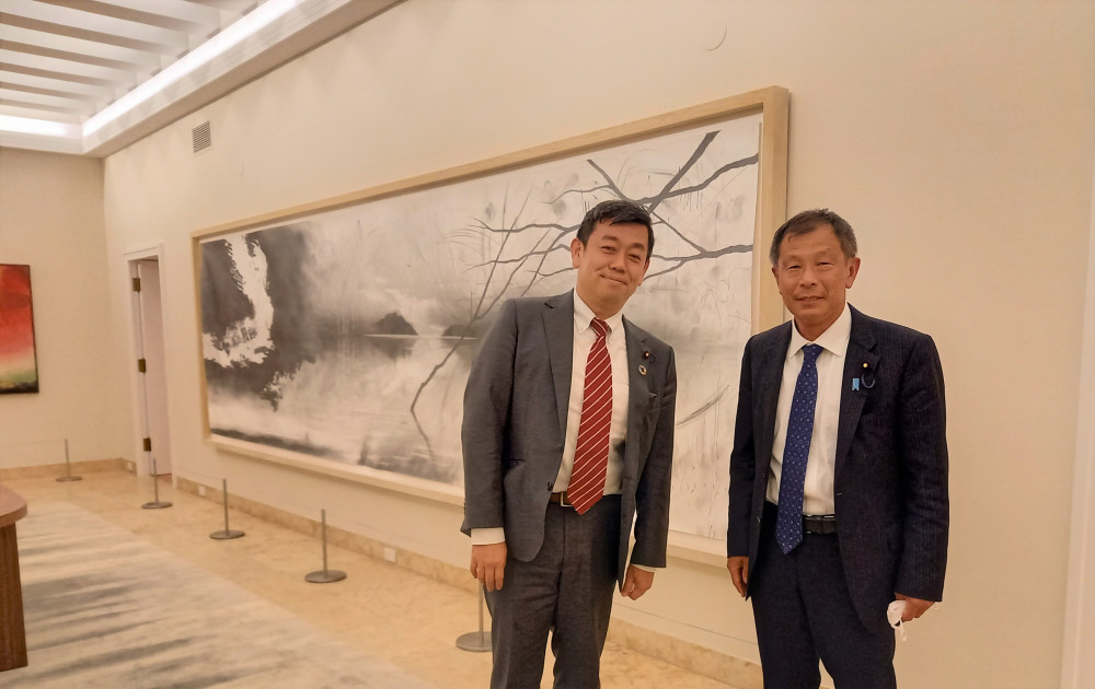 ドイツ大使公邸での日独友好議員連盟レセプションに出席いたしました。