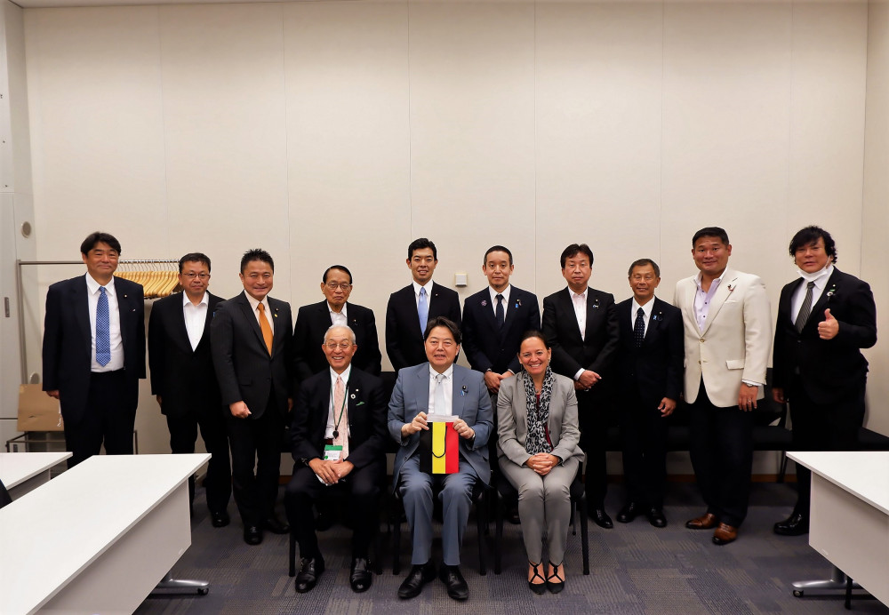 日本・ベルギー友好議員連盟に参加いたしました。
