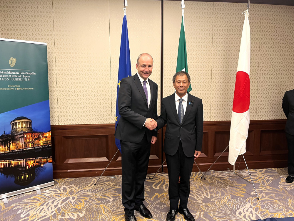 来日されたアイルランド首相と懇談いたしました。