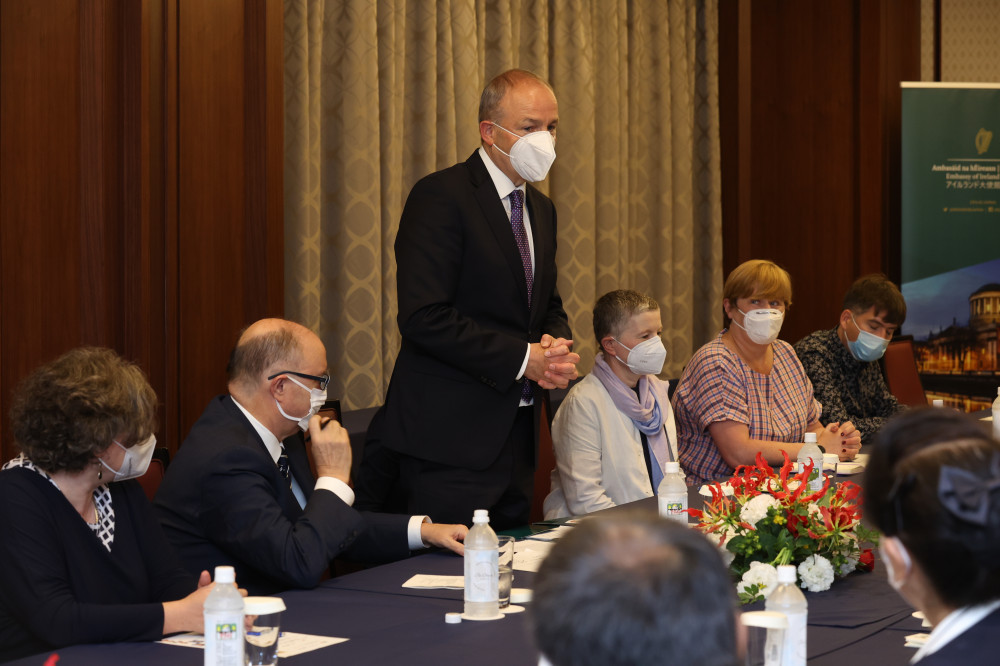 来日されたアイルランド首相と懇談いたしました。