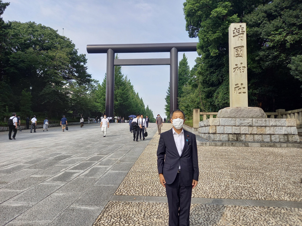 靖国神社に参拝・全国戦没者追悼式に参列いたしました。