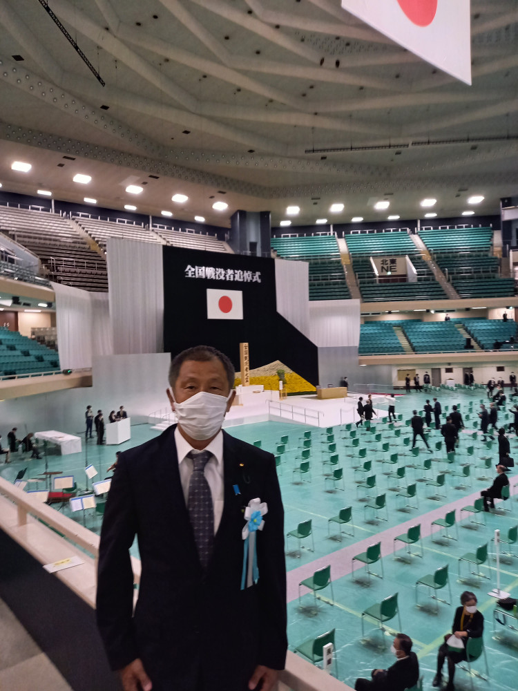 靖国神社に参拝・全国戦没者追悼式に参列いたしました。