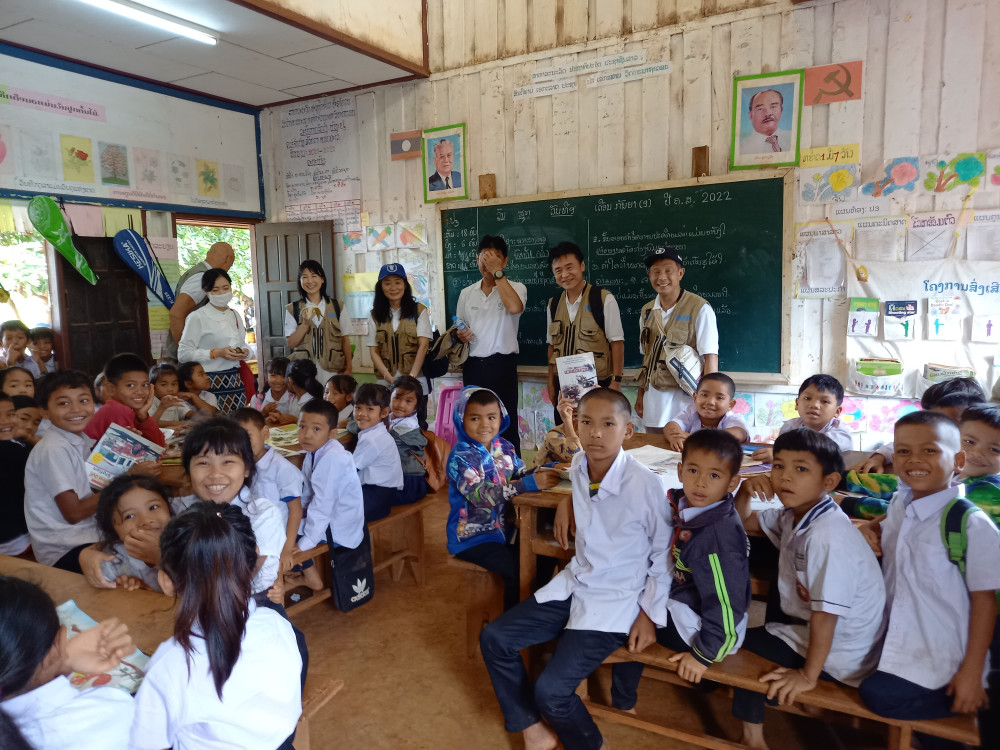 国連の機関であるWFP世界食糧計画を支援する議員連盟から子供たちの給食支援を中心とした活動の視察と会議などでラオスに行きました①